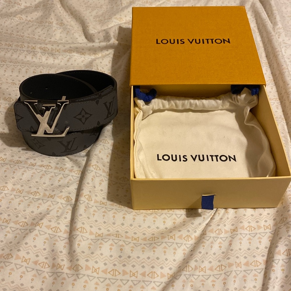Louis Vuitton monogram reversible belt